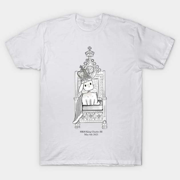 King Charles coronation bunny clothing T-Shirt by WillowGrove